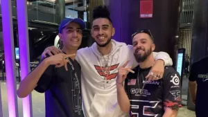 FaZe Rain as seen in a post with his friends (FaZe Rain/Instagram)