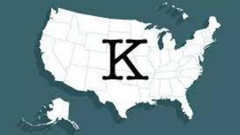 states that start with k